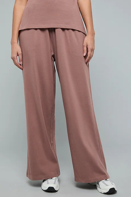 R&B Solid Sweatpants with Drawstring Waist