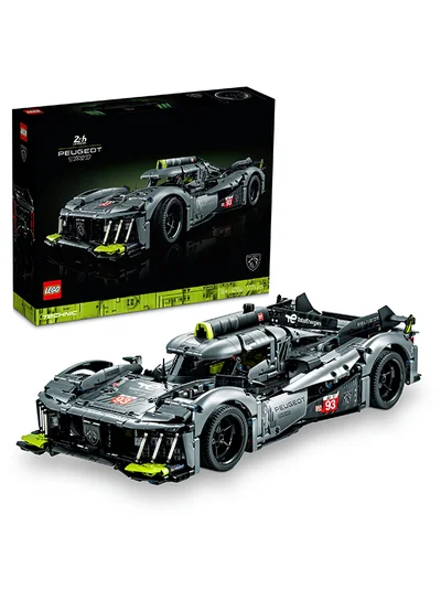 LEGO Technic PEUGEOT 9X8 24H Le Mans Hybrid Hypercar 42156 (Age 18+, 1775 Pieces)