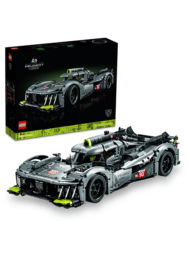 ليغو Technic Peugeot 9X8 24H Le Mans Hybrid Hypercar 42156 Building Kit For Adults; Model Racing Car Gift For Motorsport Fans; Enjoy An Immersive Project Recreating The Details Of A Le Mans Hypercar (1,775 Pieces)
