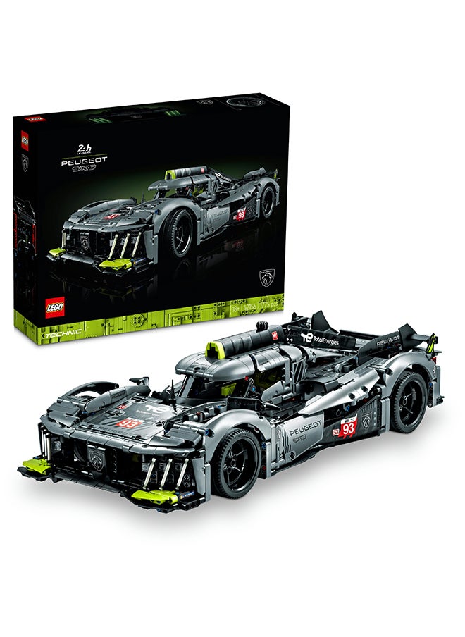 LEGO مجموعة بناء تقنية بيجو 9X8 24H لومان هايبرد هايبركار 42156 للبالغين؛ هدية سيارة سباق نموذجية لعشاق رياضة السيارات؛ استمتع بمشروع غامر يعيد إنشاء تفاصيل هايبركار لومان (1,775 قطعة)  - Image 1