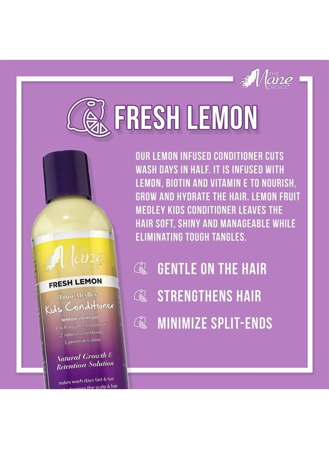 THE MANE CHOICE Fresh Lemon Fruit Medley Kids Conditioner, 8 Ounce - Image 4
