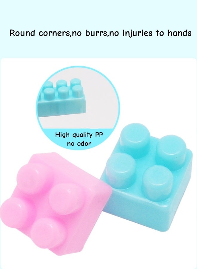 Building Blocks For Toddlers,Baby Building Blocks Diy Bulk Safety Bricks Toy,Building Blocks Stacking Blocks,Early Educational Toys,Kindergarten Developmental Toys,Toddler Gifts(158pcs)  - Image 3
