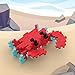 Plus-Plus PLUS PLUS 3D Puzzle Sea Creature Building Block Set Ocean Animals Figures Fun Stem Toys for Kids 70 Interlocking Pieces Crab Mini Maker Tube - Image 4