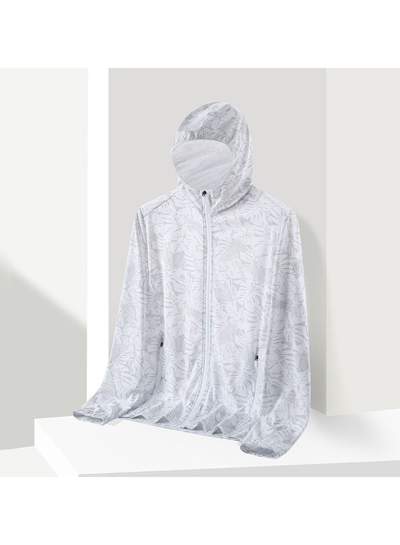 Loquat UV Resistant Breathable Zippered Hood For Women's Sunscreen Clothing