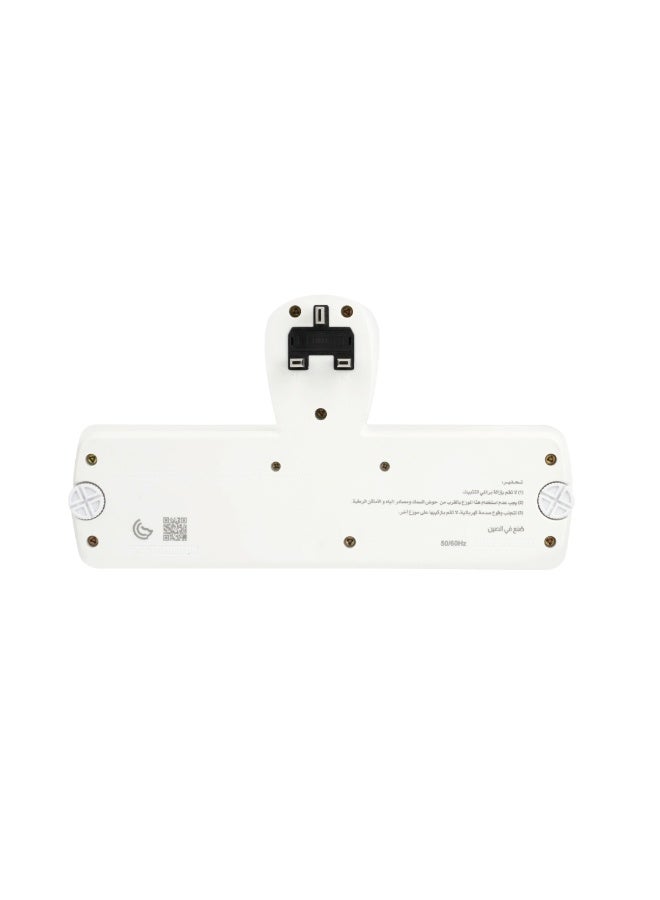 Terminator Terminator 3-Way Universal Multi-Adapter with 2 USB Charging Ports, T-Socket Power Extender & Travel Plug - Image 3