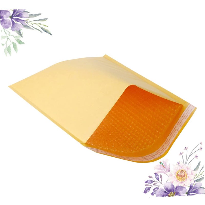20 Pcs Kraft Paper Bubble Mailer Envelope Waterproof Shockproof Mailing Bag Secure Shipping 210 X 300 Mm - Image 3