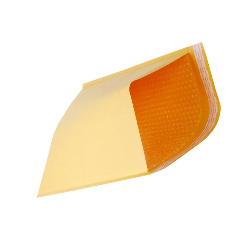 20 Pcs Kraft Paper Bubble Mailer Envelope Waterproof Shockproof Mailing Bag Secure Shipping 210 X 300 Mm - Image 2