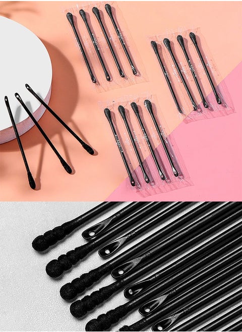 50 Pcs Individually Packaged Cotton Swabs For Cleaning And Makeup
