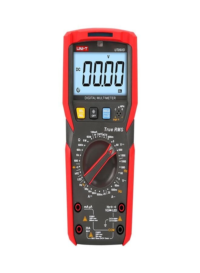 UNI-T - Uni-T Ut89Xd True Rms Digital Multimeter Dc/Ac Ammeter Voltmeter Led Tester - Image 1