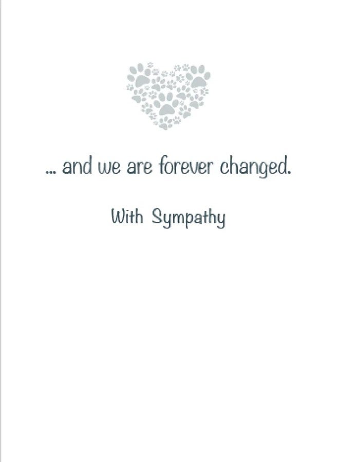 Dog Speak Pet Sympathy Card - Dogs Come Into Our Lives, Leave Paw Prints on Our Hearts - Thoughtful Loss of Pet Card with Envelope from a Beloved Companion, 4.75" x 6.75" - Image 4