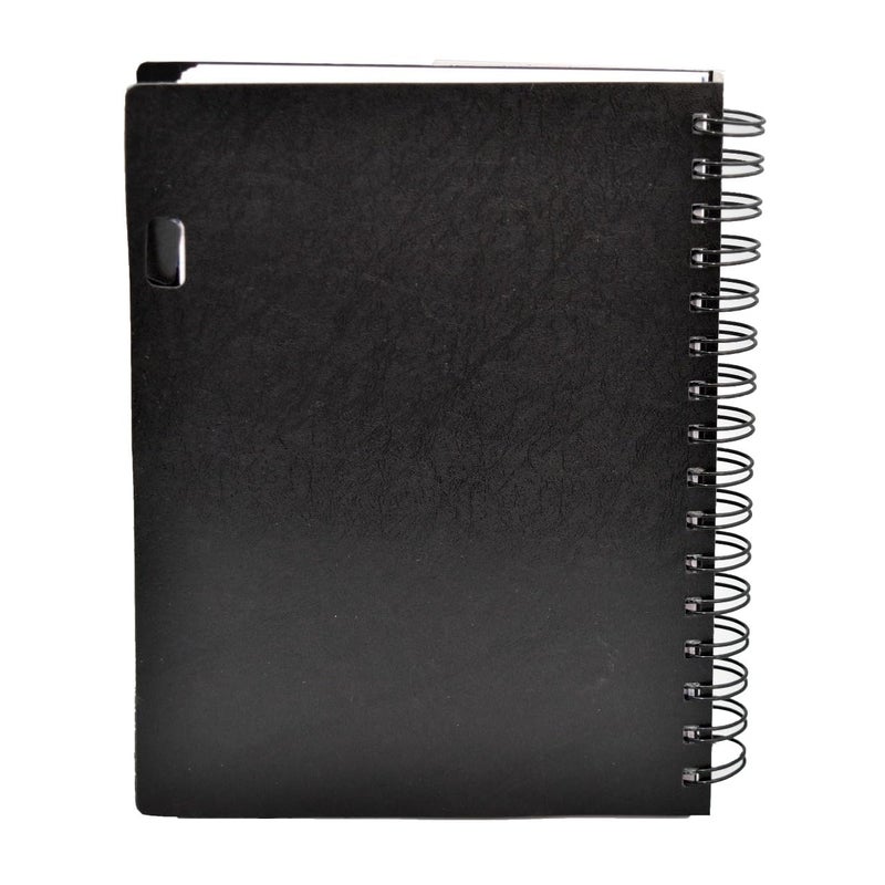 CUBIC A5 Premium Wiro Notebook | 5 Subject Divider | Durable Black Hard Cover | Strong Spiral Binding | Ideal for School, Office & Personal Notes - Image 5