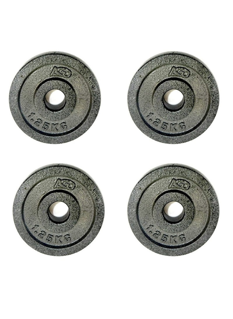 AGD Four bars of dumbbells for fitness 1.25 Kg 