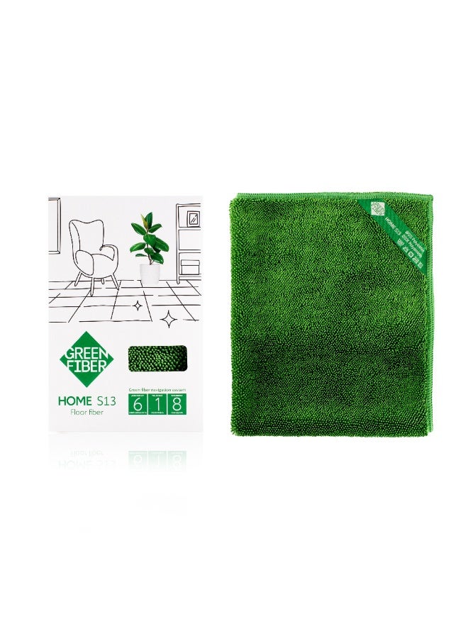GreenWay Fiber Twist Floor Towel, Green - Image 2