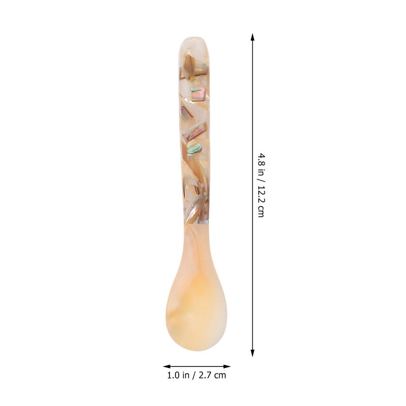 Seashell Coffee Mixing Spoon Kitchen Tableware For Home Dessert And Iced Tea Stirring Spoon Random Color - Image 4