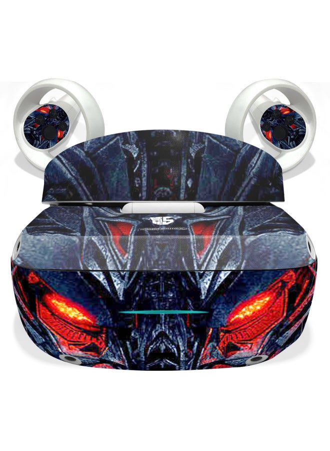 Dapeng E4 Film VR Glasses PCVR Head Display SteamVR Game Console All-inclusive Host Film Color Stickers-Color:XY-Dapeng E4-0133 - Image 1