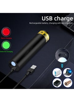 Y&D UV Flashlight 365nm - Portable Rechargeable Mini Blacklight LED Ultraviolet Light for Detecting Pet Urine Stains, Fluorescent Material, Money and Amber  - Image 4