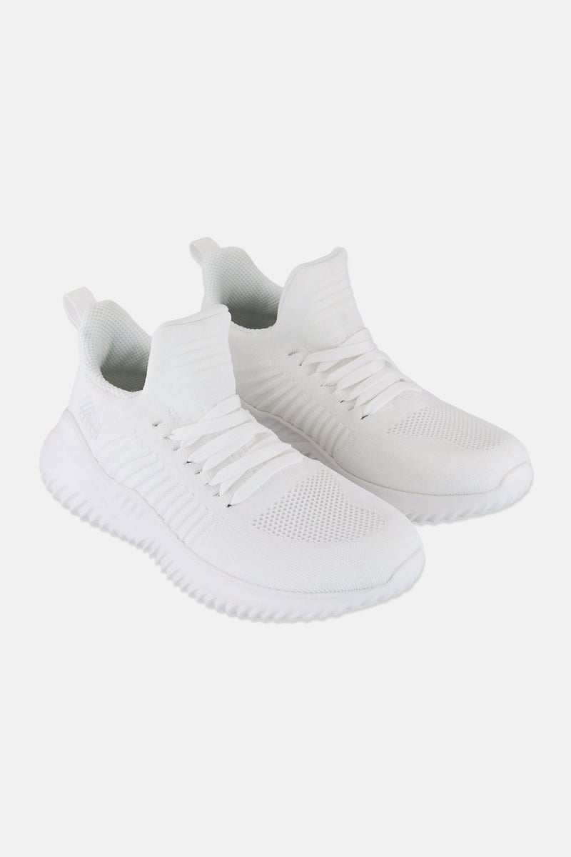 RBX Women Lace Up Training Shoes, Beige - Image 1