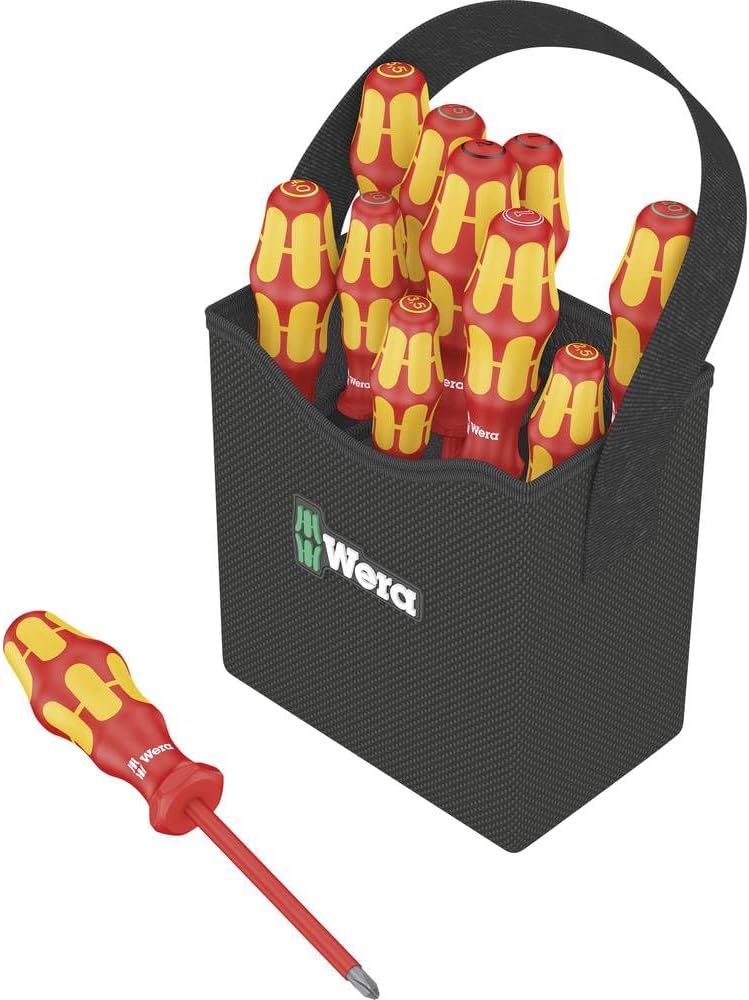 ويرا مجموعة مفاتيح WERA Kraftform Forceform Screwdriver set 2Go 100، 11 قطعة - 05004310001 - Image 1