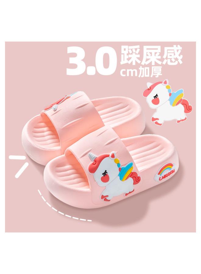 SHAKA Children'S Slippers Slippers Summer Girls Indoor Home Soft Bottom Cute Unicorn Baby Little Girl Sandals - Image 1