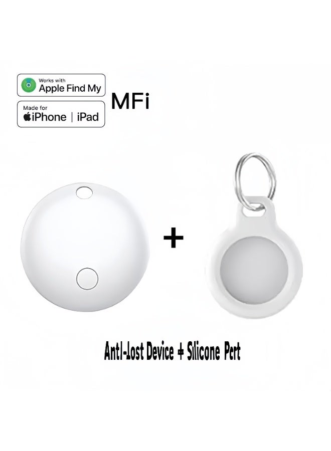 Rechargeable Smart Bluetooth Tracker Tag with Silicone Protective Case, Anti-Lost Finder for Keys, Bags and Pets - Image 1