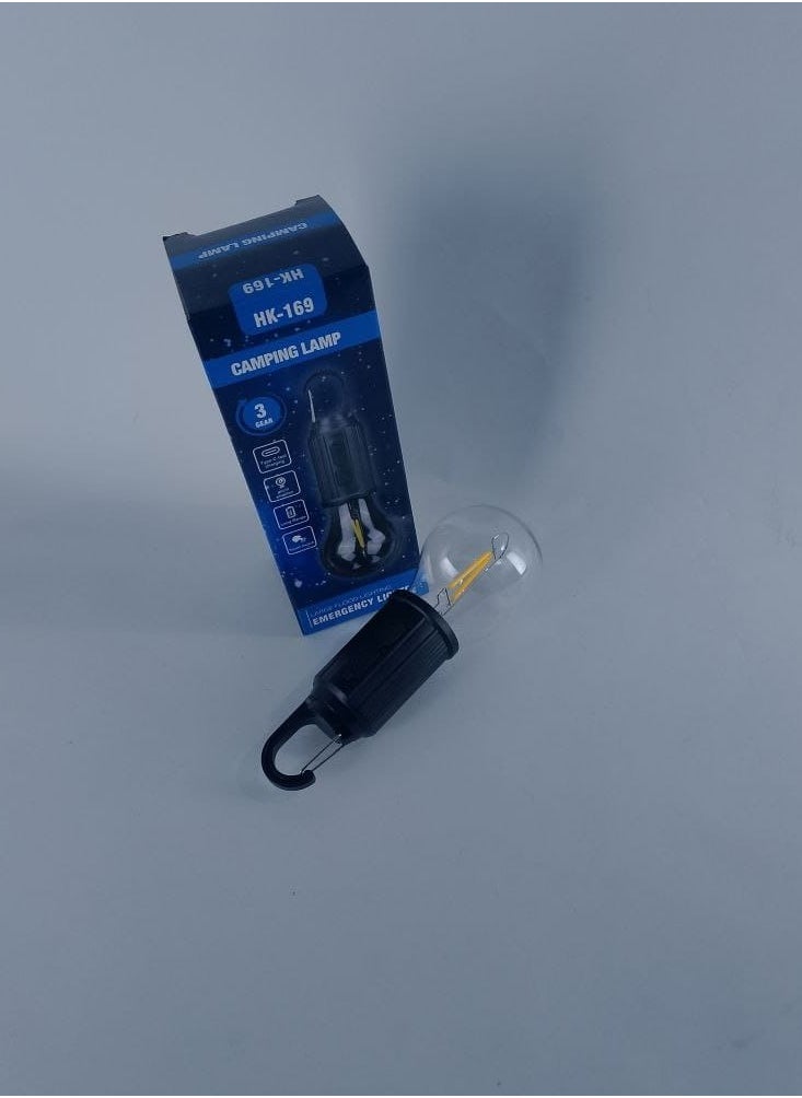 Generic - Rechargeable Camping Spotlights.This tent light has three lighting modes for different activities such as camping and emergencies. . dim glow for reading in your tent - Image 1