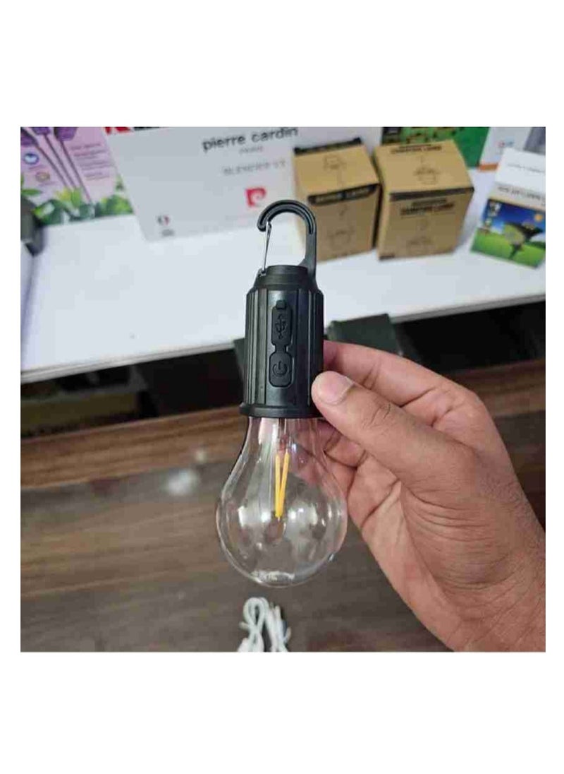Generic - Rechargeable Camping Spotlights.This tent light has three lighting modes for different activities such as camping and emergencies. . dim glow for reading in your tent - Image 1