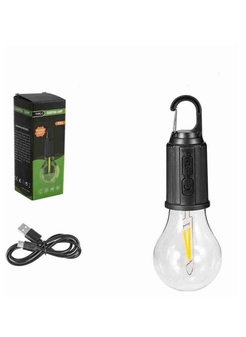 Generic - Rechargeable Camping Spotlights.This tent light has three lighting modes for different activities such as camping and emergencies. . dim glow for reading in your tent - Image 1