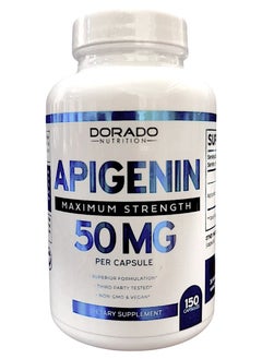DORADO NUTRITION Apigenin Maximum Strength 50 MG,150 Capsules  - Image 1