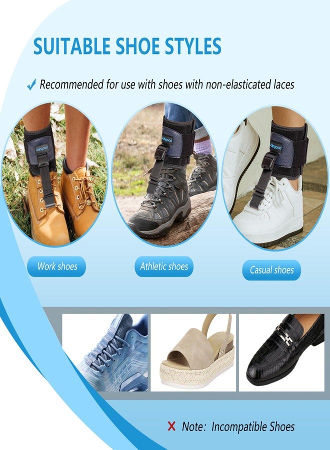 joingood AFO Foot Drop Brace for Walking, Drop Foot Brace for Walking with Shoes, Adjustable Foot Brace for Drop Foot Support, Soft Drop Foot Braces, Fits Left or Right Foot, Women & Men(S/M) - Image 3