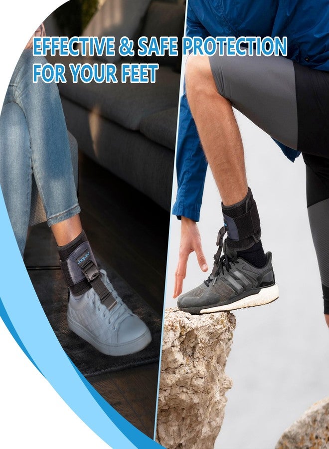 joingood AFO Foot Drop Brace for Walking, Drop Foot Brace for Walking with Shoes, Adjustable Foot Brace for Drop Foot Support, Soft Drop Foot Braces, Fits Left or Right Foot, Women & Men(S/M) - Image 5