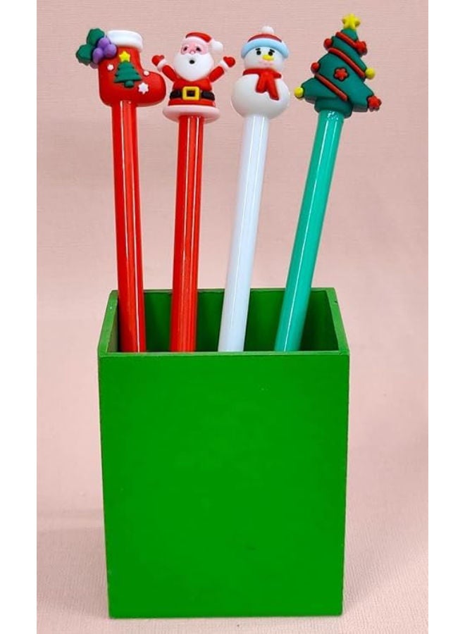 (4 قطع - s) أقلام هلام سانتا كلوز للبنات والأولاد - Image 2