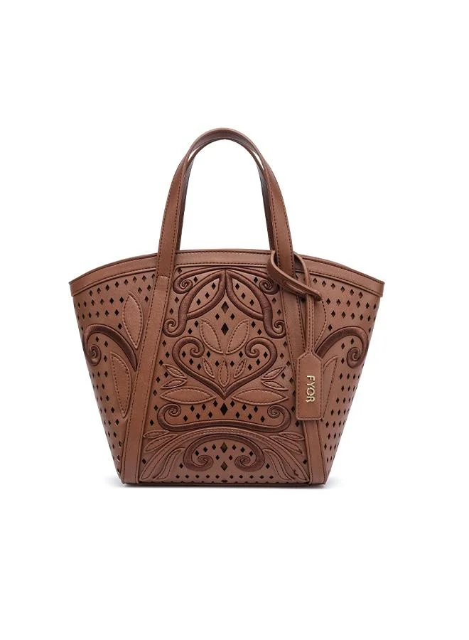 فايور Stylish Grained Minimalist Tote Bag DR 010