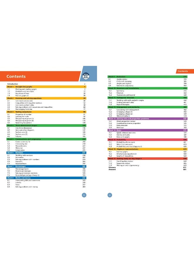 Key Stage 3 Maths Student Book 3