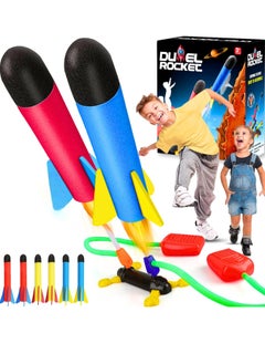 Toy Rocket Launcher for Kids – Stomp Rocket with 6 Foam Rockets & 2 Launchers – Air Rocket Shooter for Kids 3-12 – Outdoor Gift for Boys & Girls – Shoots Up to 100 Feet – Fun Dueling Game - pzsku/ZF0C6EB9E86E49B496FE5Z/45/_/1740658121/96c9e61a-8eb4-4031-b864-508adf6e9519