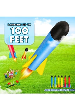 Toy Rocket Launcher for Kids – Stomp Rocket with 6 Foam Rockets & 2 Launchers – Air Rocket Shooter for Kids 3-12 – Outdoor Gift for Boys & Girls – Shoots Up to 100 Feet – Fun Dueling Game - pzsku/ZF0C6EB9E86E49B496FE5Z/45/_/1740658161/0d52cbc0-4fe3-436d-9c75-58da0d51c944