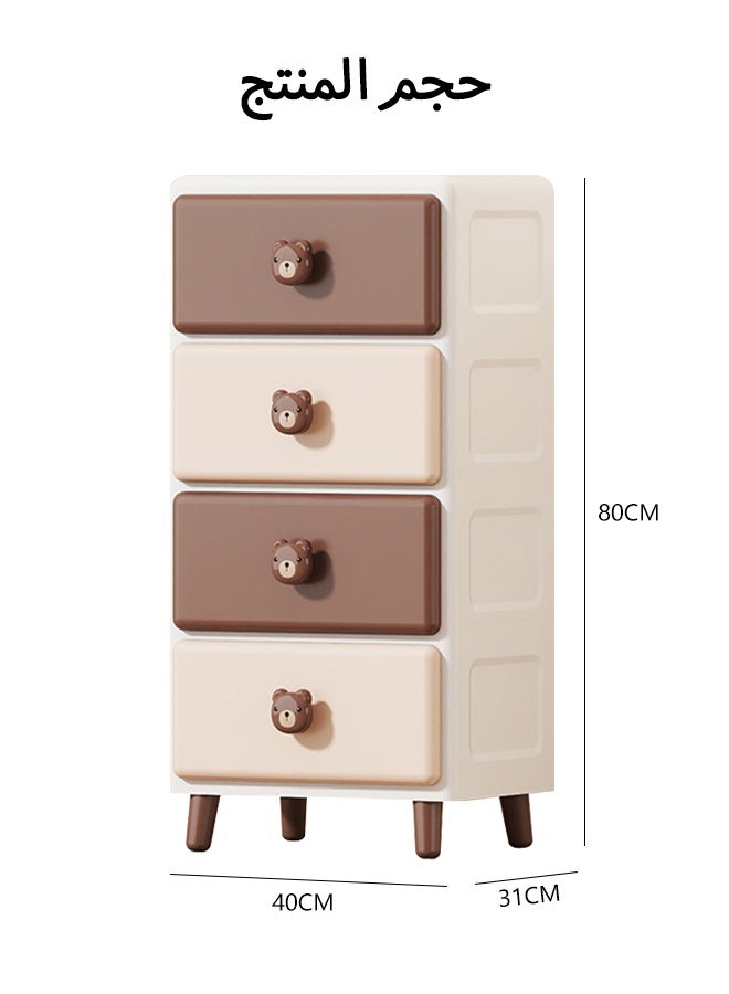 cocohome 4-layer stackable storage containers with wheels,collapsible storage bins,multi-purpose folding storage containers for home and office - Image 2