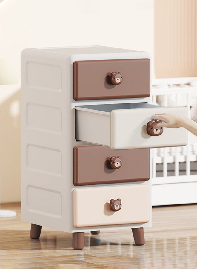 cocohome 4-layer stackable storage containers with wheels,collapsible storage bins,multi-purpose folding storage containers for home and office - Image 4