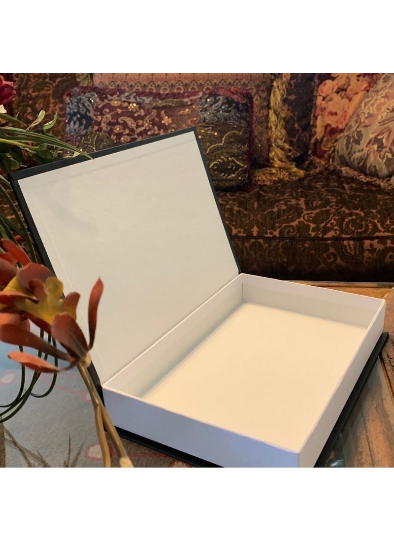 Lovely Book & Book - Hermes Classic Model Orange Openable Decorative Book Box 27 x 19 x 4 cm - Image 1
