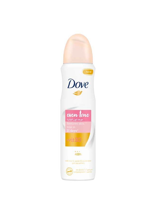 Dove Even Tone Antiperspirant Deodorant Spray  - Image 1