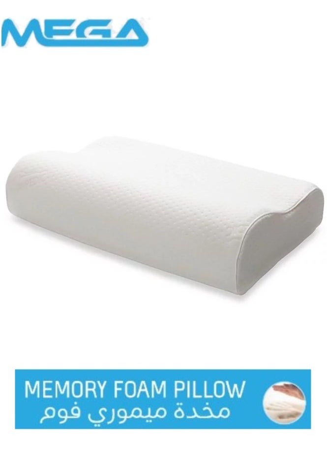 MEGA Memory Foam Medical Pillow Support Ergonomic Orthopedic Neck And Shoulder During Sleepers  - Image 1