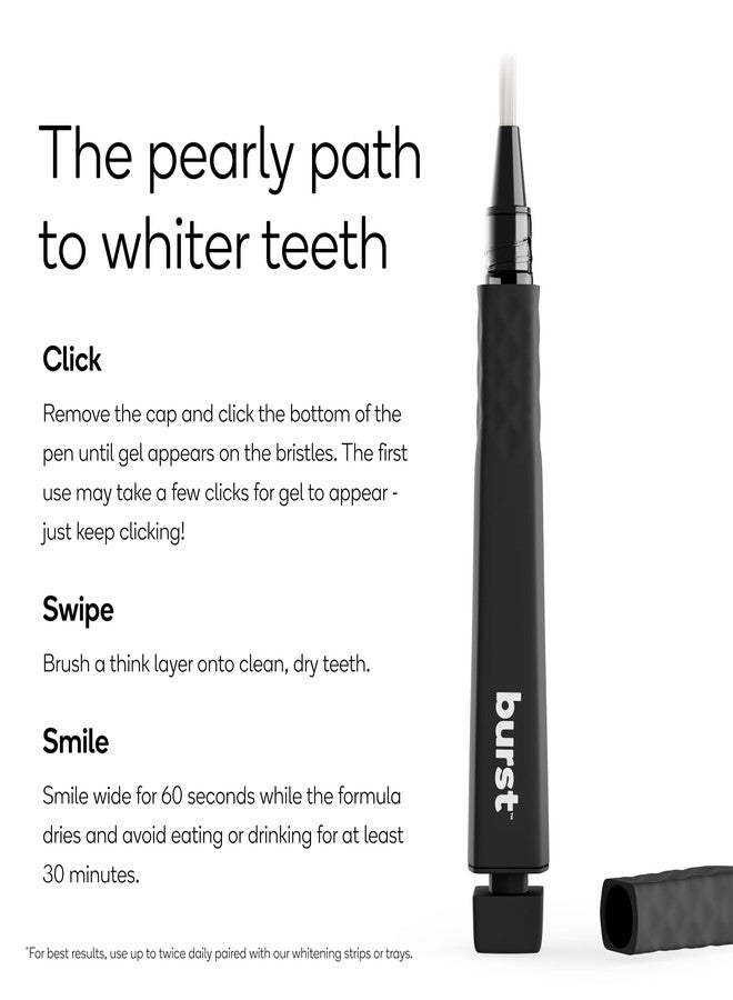بيرست قلم تبييض الأسنان الدقيق من بيرست، 9% بيروكسيد الهيدروجين، 45 جلسة تبييض، آمن على مينا الأسنان، نباتي، خالٍ من البارابين، بنكهة لذيذة، عبوة واحدة - Image 5