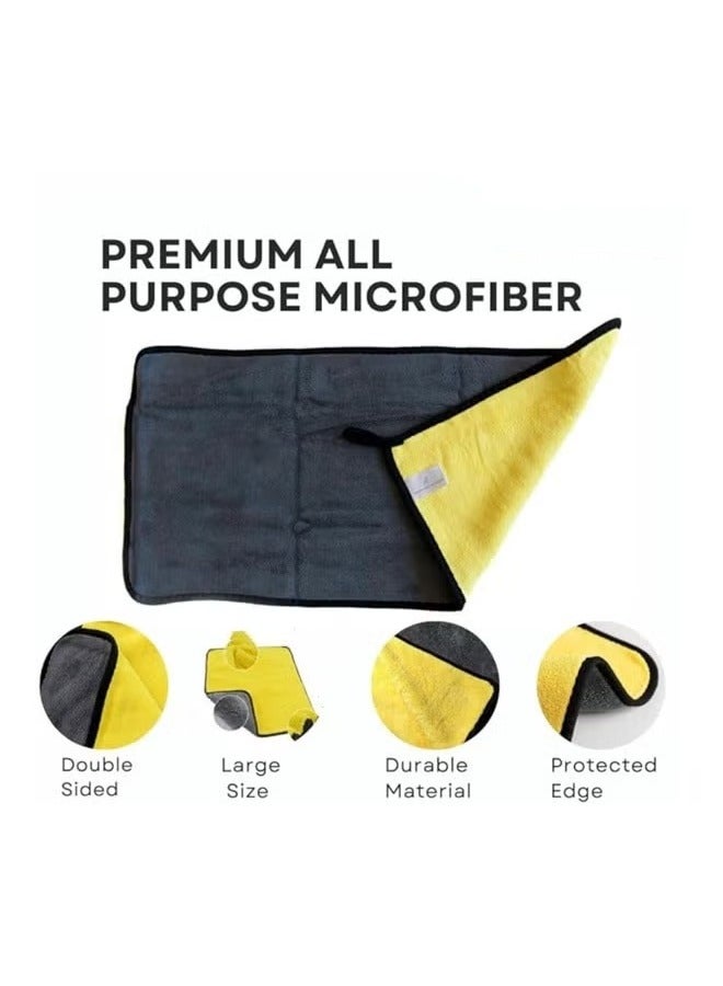 Size Microfiber Car Cleaning Towel Cloth Multifunctional Wash Washing Drying Cloths 50 x 100 CM - Image 3