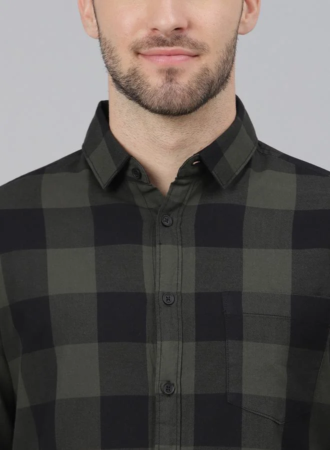 Dennis Lingo Checked Slim Fit Casual Shirt by Styli