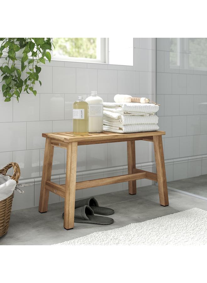 erorex Bench, Acacia, 63X31 Cm - Image 4