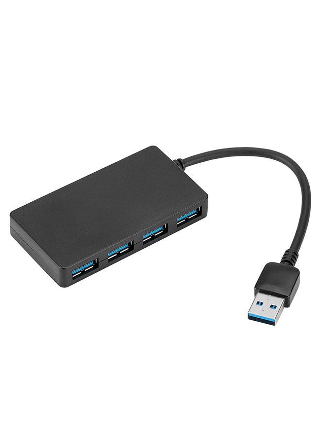 NIBEMINENT 4-Port USB 3.0 Hub High Speed Adapter Splitter Converter Cable Black  - Image 3