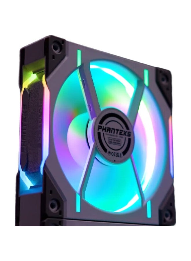 Phanteks D30 Building Block Edition Jingye 12Cm Case Water Cooling Radiator Argb Temperature Control Fan (30Mm Thick/7 Blades High Air Pressure/Wireless Cable Connection/Single Package/Black) - Image 1