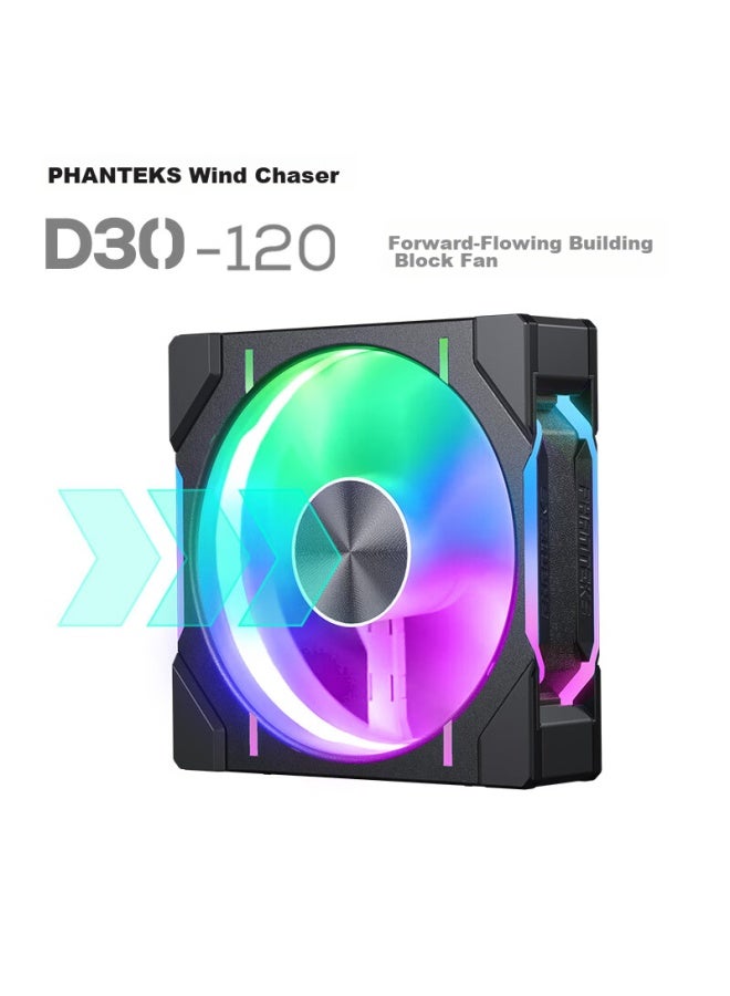 Phanteks D30 Building Block Edition Jingye 12cm Case Water Cooling Radiator Argb Temperature Control Fan - Image 1