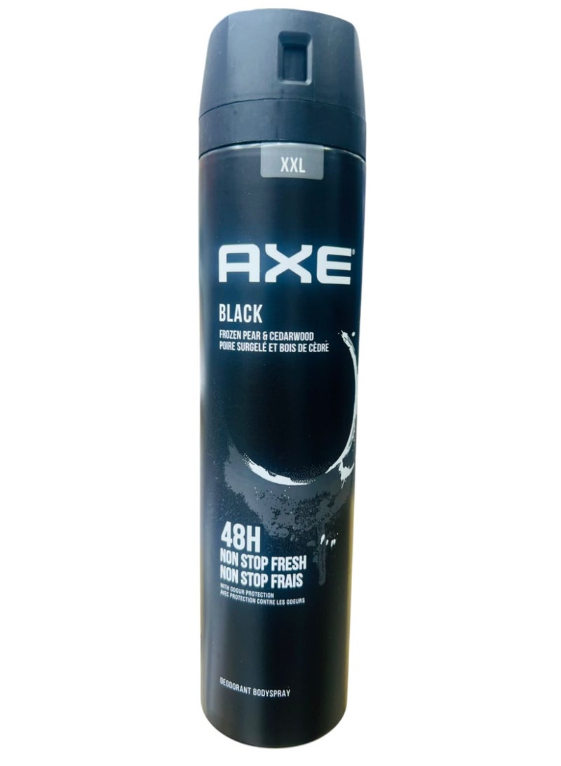 أكس بخاخ مزيل العرق للجسم برائحة الكمثرى المجمدة وخشب الأرز يدوم 48 ساعة مع حماية من الروائح الكريهة، 250 مل