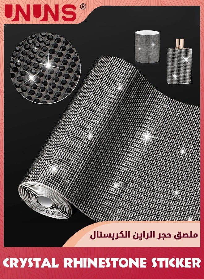 يو إن يو إن أس بلينغ بلينغ حجر الراين ورقة ، 24x40 سنتيمتر ذاتية اللصق كريستال حجر الراين الماس جوهرة ملصق لتزيين السيارة ، الملابس ، Craft بها بنفسك الحرفية - Image 1