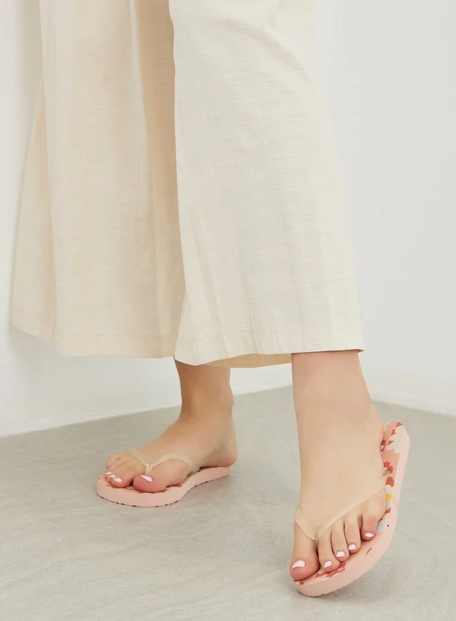 ستايلي شبشب مطبوع بطبعة الأزهار